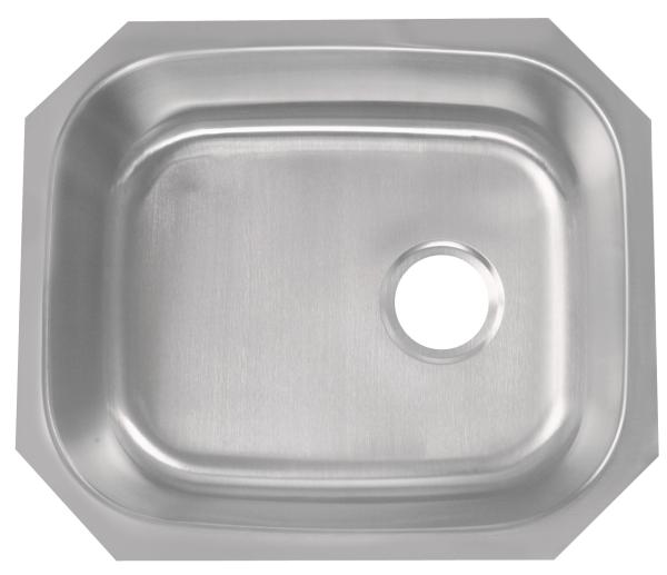 Buy cheap 16 Gauge Single Bowl Stainless Steel Sink , 21" Square Single Bowl Sink from wholesalers