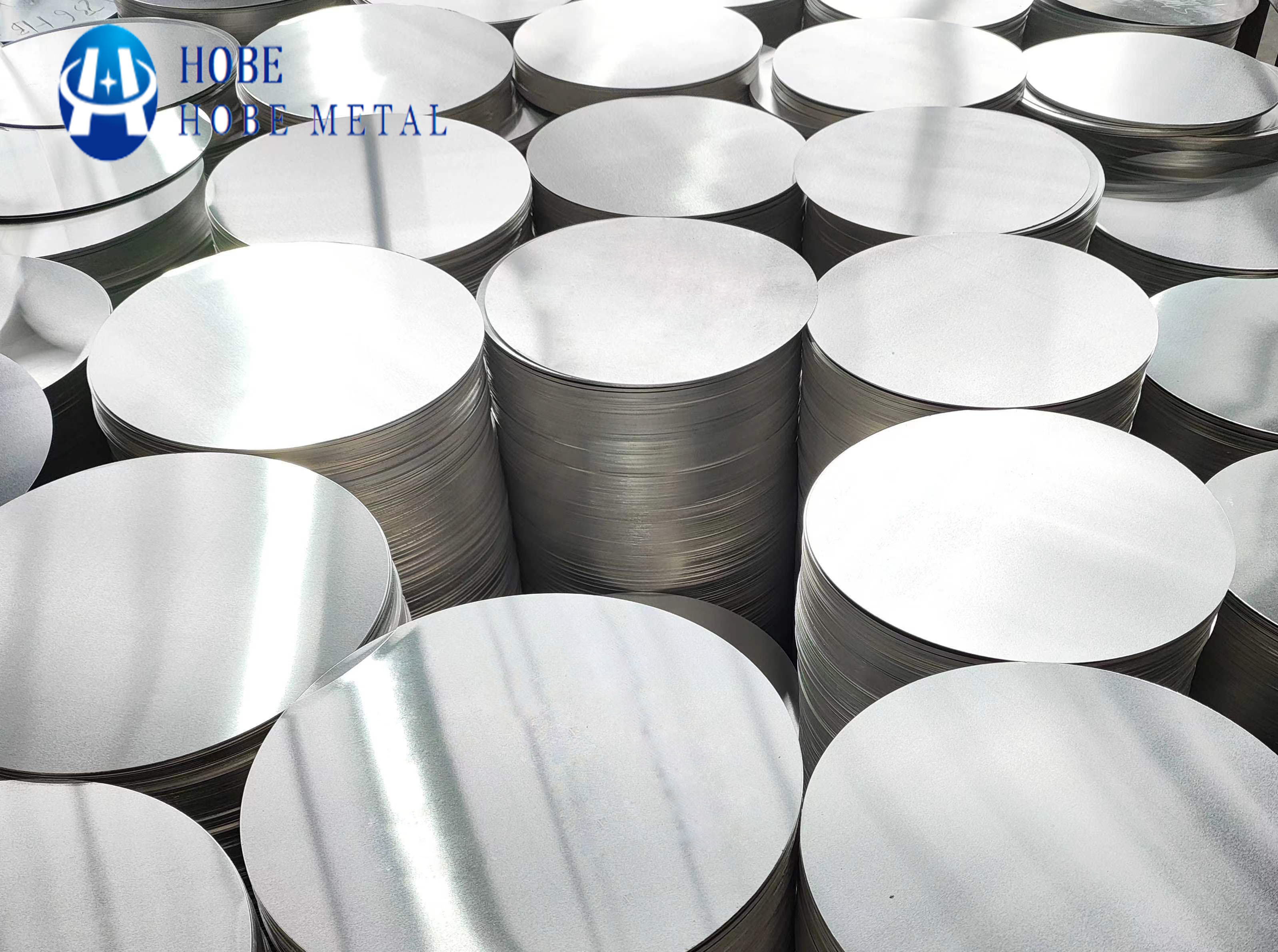 3000 5000 Series Smooth Shiny Surface Round Aluminum Sheet For Kitchen Utensils