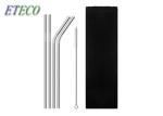 10.5 Inch Metal Drinking Straws , 30oz Tumbler Extra Long Stainless Steel Straws