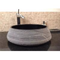 Buy cheap Black Granite Stone Bath Sink High Polish Natural Stone Sink For Hotel product