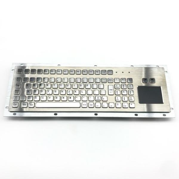 Buy cheap IP65 / IK07 SUS304 Industrial Dust Proof Keyboard Over 2million Key Life Cycle from wholesalers