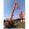Buy cheap No Pollution Hydraulic Sheet Pile Driver 2700kg Hammer Weight Easy Maintenance from wholesalers