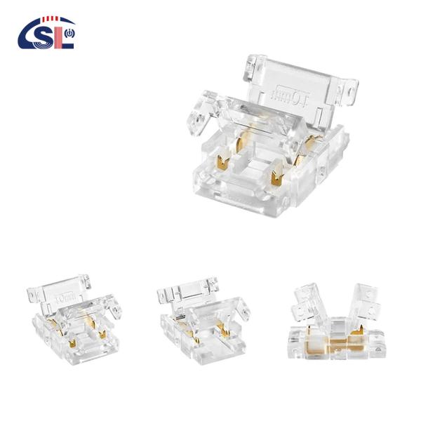Buy cheap 4pin 10mm LED Strip Connector Crystal Buckle Solderless Extension Terminal Adapter from wholesalers