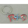 Buy cheap Zinc Alloy Synthetic Enamel Promotional Keychain Die Casting Silver RXD Key Ring from wholesalers