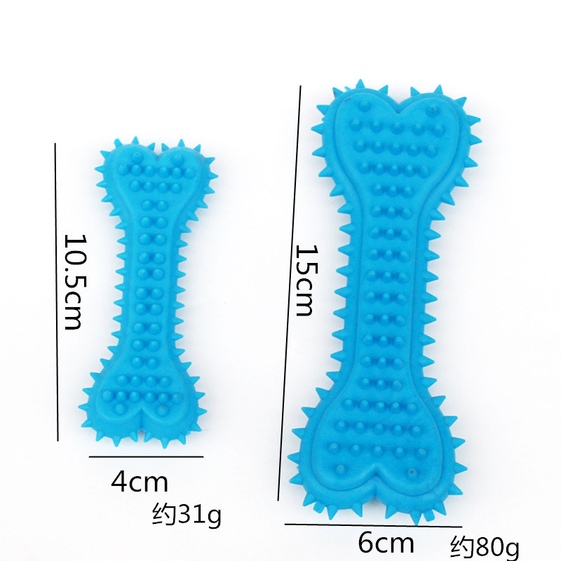 Rubber Toothbrush Stick for Dogs Bone Toy Juguetes Para Mascotas Teeth Cleaning Pet Dental Chew Toy