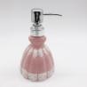 Buy cheap Pink Lace Dress Ceramic Bathroom Set / Soap Lotion Dispenser Set Dish Brush Holder from wholesalers