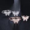 Buy cheap Fashion Cubic Zirconia Butterfly Bracelet Bangle AAA Cz Butterfly Bangle Cuff Bracelets & For Women Butterfly Jewelry from wholesalers