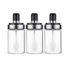 Buy cheap FDA LFGB Seasoning Empty Glass Jars With Wooden Lid from wholesalers