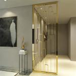 Customized Nordic Screens Room Dividers Decorative Metal Panels Self-installatio