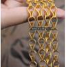 Buy cheap Hanging Aluminum Decorative Mesh Curtain Colorful For Door Office Hotel Divider from wholesalers
