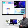 Buy cheap I3 OPS 98 Inch Interactive Display Digital 3840x2160 4K Resolution from wholesalers