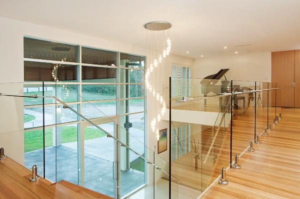 Buy cheap Architectural Balustrade Glass for Stairs Railing , Toughened glass panels 10mm heat soaked from wholesalers