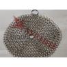 Buy cheap Food Grade Chain Mail Cast Iron Skillet Cleaner Woven With 1.2mmx10mm Rings from wholesalers