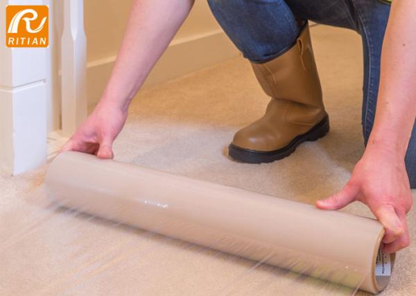 Buy cheap Temporary Floor Protection Film No Residue Laminate Plastic Surface from wholesalers