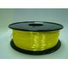 Buy cheap Yellow Colors 3D Printer Filament Polymer Composite ( Like Silk ) 1.75mm / 3.0mm Filament from wholesalers
