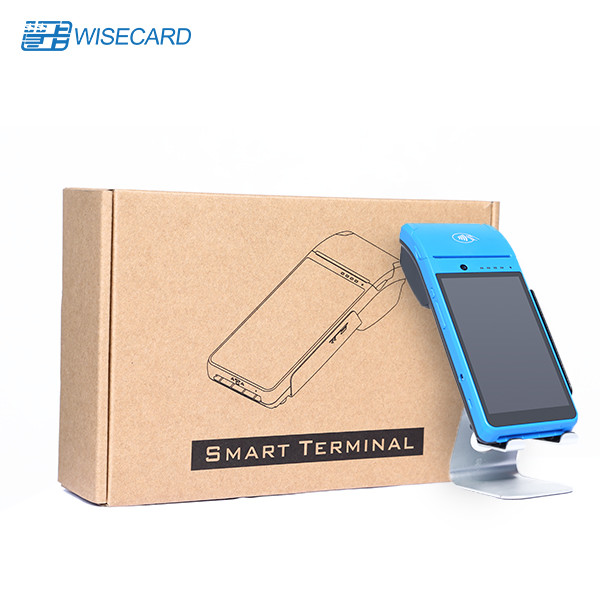 Smart Wireless 4G/WIFI/BT GPRS NFC Handheld Touch Screen EFT Android POS Terminal With Fingerprint