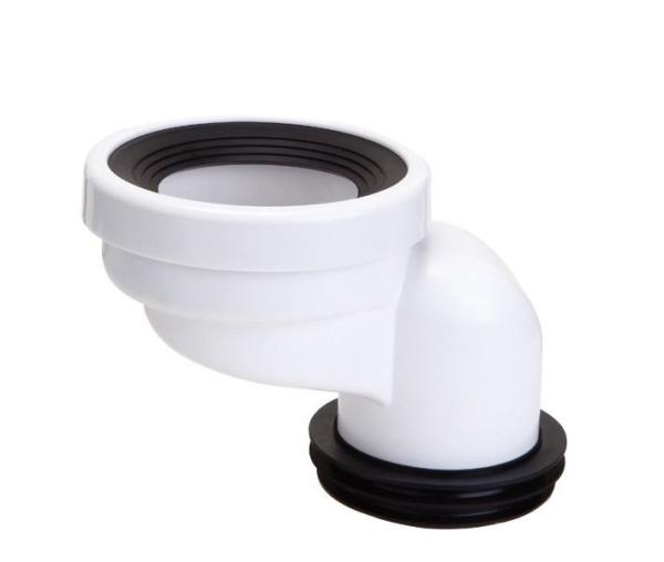 4 Inch Toilet Offset Drain Connector , PP Offset Toilet Connector Precision
