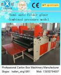 Semi-Auto Gluer Folding Carton Making Machine 3.2kw 50hz / 60hz , Small Volume
