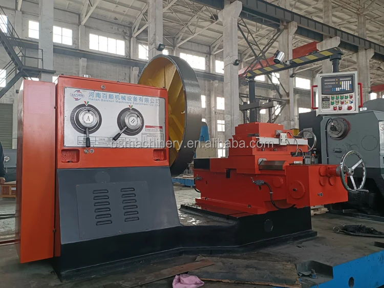 Model Metal Floor Lathe Flange Horizontal Flat Face Lathe