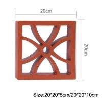 Buy cheap Jali Garden Decorative Terracotta Tiles Handmade 200mm Indoor Wall Block product