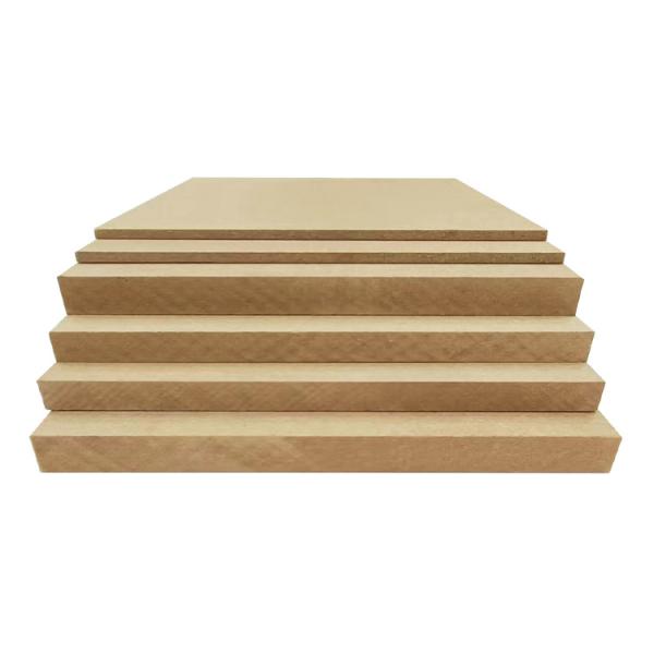 Buy cheap 3mm 4.75mm 12mm 13mm 30mm Mdf Sheet 1 2 Inch Mdf Board E1 Glue from wholesalers