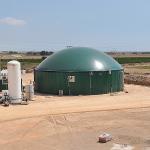 Dual Membrane Biogas Balloon Mounted On Digester For Wastewater Treatment