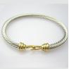 Buy cheap (B-09) Cable Buckle Bracelet with Gold Romantic Bracelet Women Jewelry from wholesalers