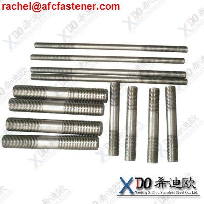 Buy cheap Monel400 din976 stud bolts fastener threaded rod from wholesalers