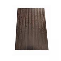 Buy cheap Etched Pattern Antique Stainless Steel Plate Fireproof Bronze Color product