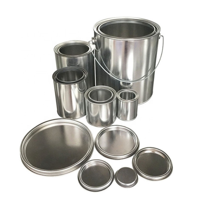 Custom Tins Cans 100ml Round Metal Paint Tins Cans With Lids