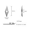 Buy cheap Diamond Cutting Edge Carbide Woodturning Cutters 10pcs with screws Standard from wholesalers