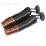 100% Grade 7A Natural Indian Hair Weave , Dark Brown Hair Extensions