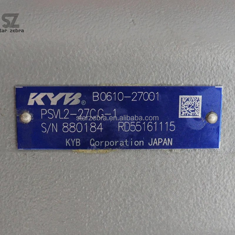 PSVL2-27CG Hydraulic Pump for KX163 Excavator Parts Shipped Quickly via DHL FEDEX TNT EMS UPS