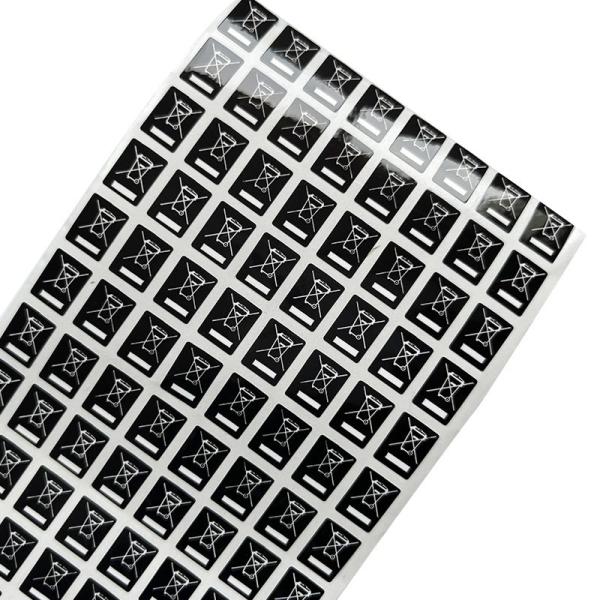 Buy cheap Durable Printing Waterproof Sticker Label , Coated Paper Clear Hologram Sticker from wholesalers