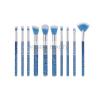 Buy cheap Eye Catching Blue Mass Level Makeup Brushes , Face And Eye Brush Set Water Look Handle from wholesalers