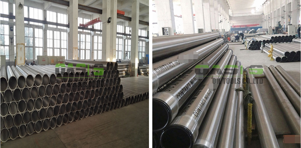 Gravel Packed Wedge Wire Cylinder , Welded Wedge Wire Filter For Water Well Drilling