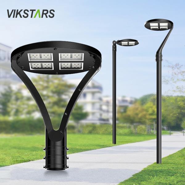 Buy cheap 100W LED Garden Street Lights With Double Single Arms For Villas Park Garden Landscape from wholesalers