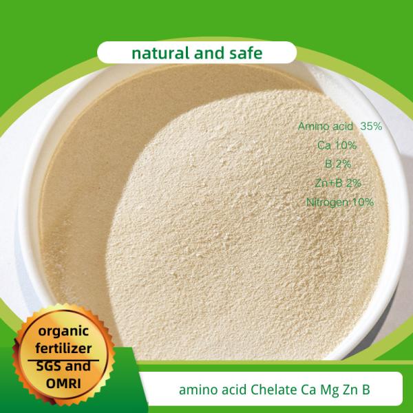 Buy cheap Agricultural Amino Acid Chelate Calcium Magnesium Zinc Boron Organic Fertilizer from wholesalers