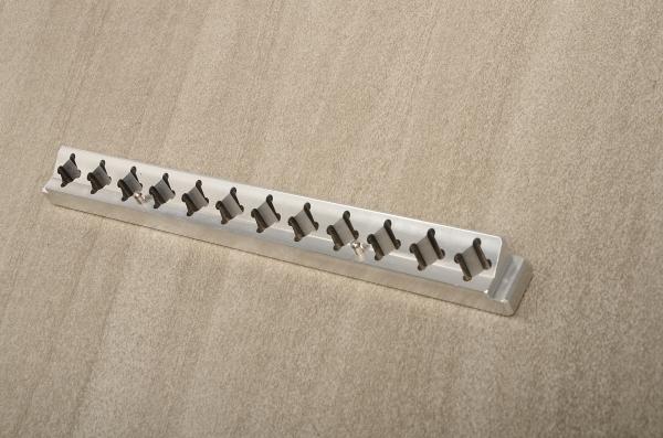 Quality 12 Hole Diy Lipstick Mold hard lipstick forming moulds aluminum alloy for sale