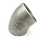 304 Stainless Steel Butt Weld Pipe Fittings 45 Degree Steel Pipe Elbow SUS630