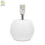 E12 5.5'' Porcelain Round Bedside Table Lamp Cord Pink
