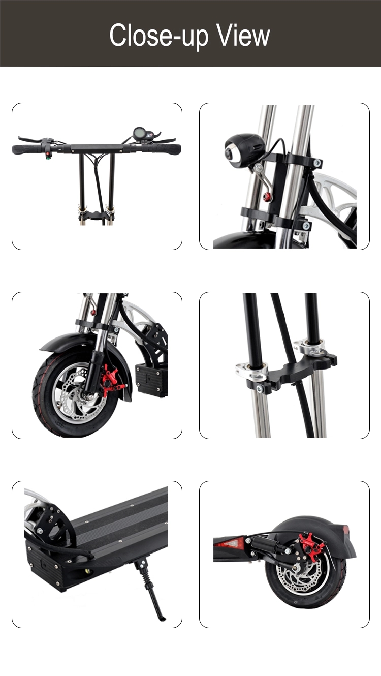 Voltage 52v Electric Stand Up Scooter Power 501 - 1000w CE Certification