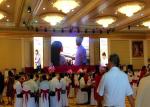Buy cheap P4.81 Indoor LED Video Display Board , Stage Curved LED Video Wall P3.91 P5.95 from wholesalers