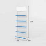 Gondola Pharmacy Medicine Rack , Wooden Rack For Medical Shop ODM
