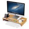 Buy cheap Laptop Stand Desktop Container Bamboo Monitor Stand Riser from wholesalers
