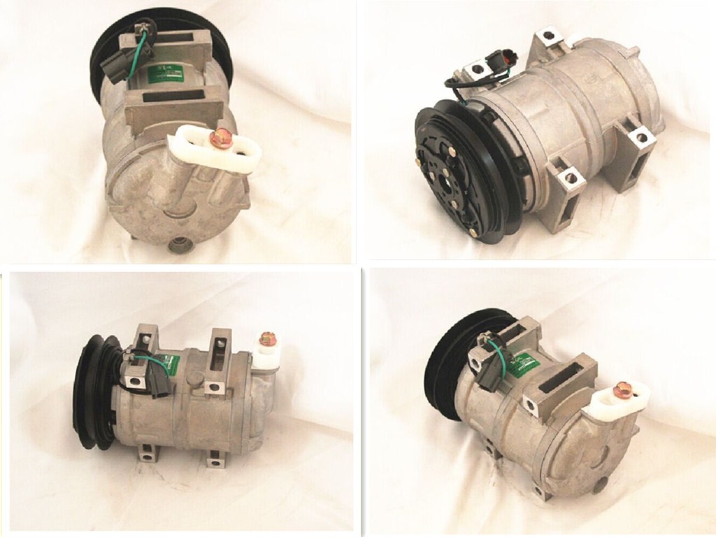 Komatsu Excavator Parts Komatsu Ac Compressor For PC140 24V B1 144MM R134a