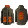 Buy cheap Electric Rechargeable Heated Clothes Heated Jacket For Men With Battery Pack from wholesalers