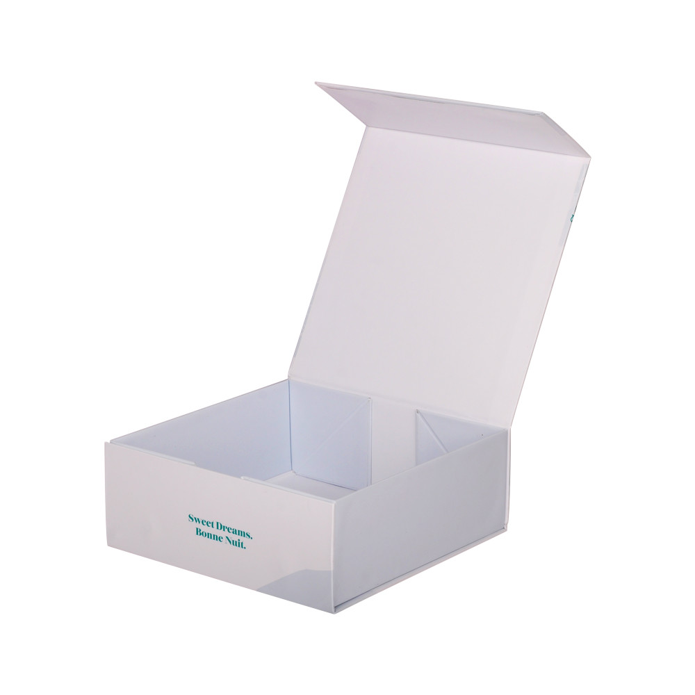Foldable Paperboard Beauty Gift Paper Box Packaging Skincare Magnetic Lid