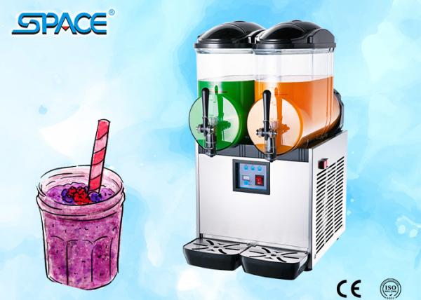 Buy cheap Stainless Steel Frozen Drink Slush Machine / Frozen Beverage Dispensers Double Bowl from wholesalers