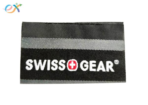 Buy cheap Merrow Border Woven Clothing Labels Tags Size Customized For Clothing from wholesalers